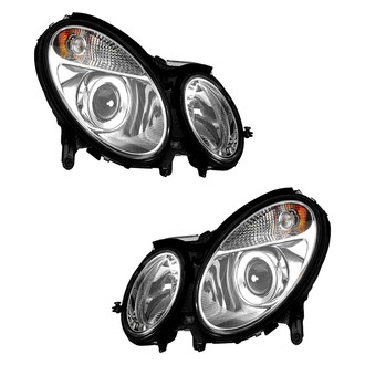Pacific Best® - Driver and Passenger Side Replacement Headlight Set (Standard Line)