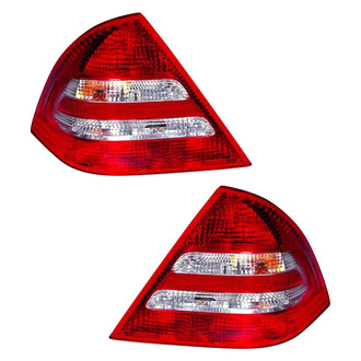 Pacific Best® - Driver and Passenger Side Replacement Tail Lights (Standard Line)