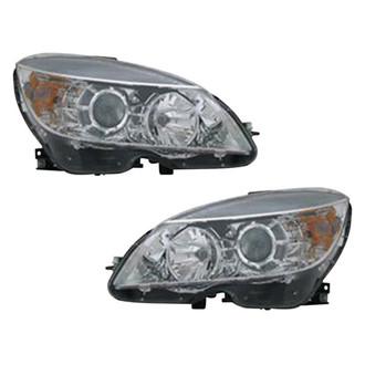 Pacific Best® - Driver and Passenger Side Replacement Headlight Set (CAPA Certified)