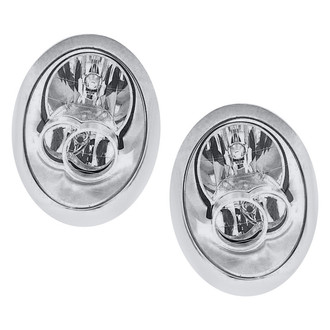 Pacific Best® - Driver and Passenger Side Replacement Headlight Set (Standard Line)