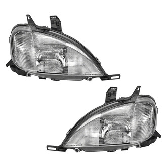 Pacific Best® - Driver and Passenger Side Replacement Headlight Set (Standard Line)