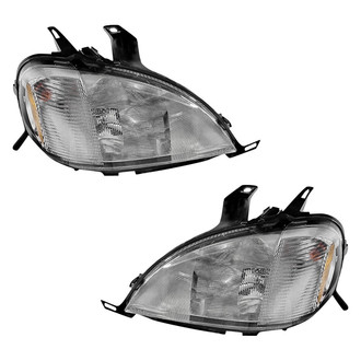 Pacific Best® - Driver and Passenger Side Replacement Headlight Set (NSF Certified)