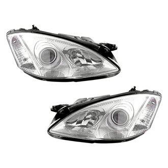 Pacific Best® - Driver and Passenger Side Replacement Headlight Set (Standard Line)