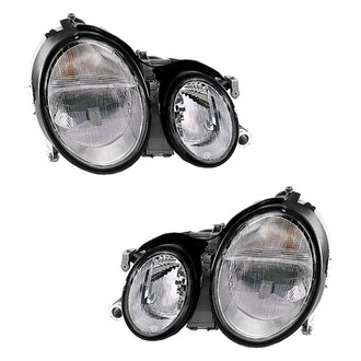 Pacific Best® - Driver and Passenger Side Replacement Headlight Set (Standard Line)