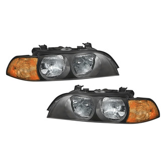 Pacific Best® - Driver and Passenger Side Replacement Headlight Set (Standard Line)