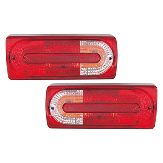 Pacific Best® - Driver and Passenger Side Replacement Tail Lights (Standard Line)