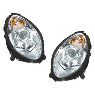 Pacific Best® - Driver and Passenger Side Replacement Headlight Set (Standard Line)