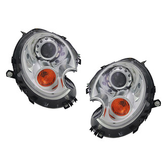 Pacific Best® - Driver and Passenger Side Replacement Headlight Set (Standard Line)