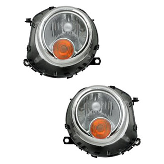 Pacific Best® - Driver and Passenger Side Replacement Headlight Set (NSF Certified)