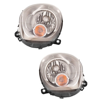 Pacific Best® - Driver and Passenger Side Replacement Headlight Set (CAPA Certified)