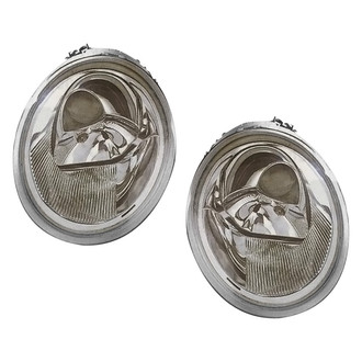 Pacific Best® - Driver and Passenger Side Replacement Headlight Set (NSF Certified)