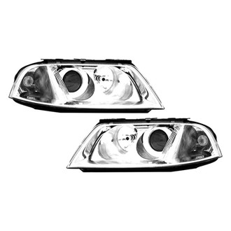 Pacific Best® - Driver and Passenger Side Replacement Headlight Set (CAPA Certified)