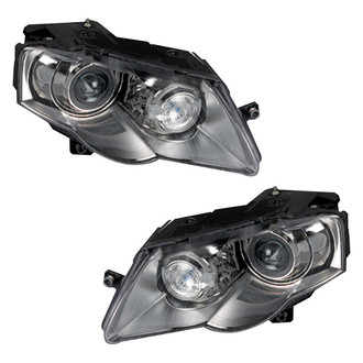 Pacific Best® - Driver and Passenger Side Replacement Headlight Set (Standard Line)