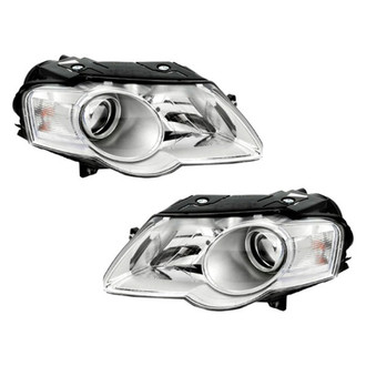 Pacific Best® - Driver and Passenger Side Replacement Headlight Set (Standard Line)