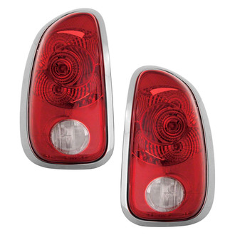 Pacific Best® - Driver and Passenger Side Replacement Tail Light Lens and Housings (Standard Line)