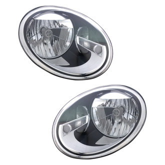 Pacific Best® - Driver and Passenger Side Replacement Headlight Set (CAPA Certified)