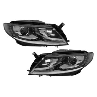 Pacific Best® - Driver and Passenger Side Replacement Headlight Set Lens and Housing (CAPA Certified)