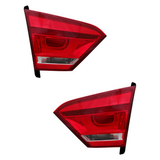 Pacific Best® - Driver and Passenger Side Inner Replacement Tail Lights (Standard Line)