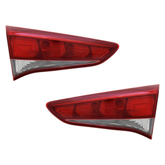 Pacific Best® - Driver and Passenger Side Inner Replacement Tail Lights (Standard Line)
