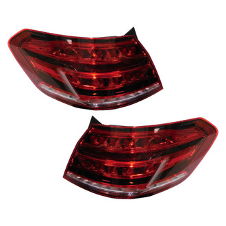 Pacific Best® - Driver and Passenger Side Outer Replacement Tail Lights (CAPA Certified)