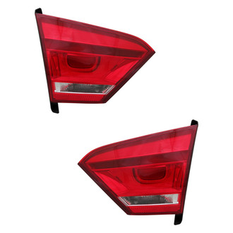 Pacific Best® - Driver and Passenger Side Inner Replacement Tail Lights (CAPA Certified)