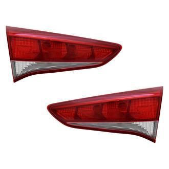 Pacific Best® - Driver and Passenger Side Inner Replacement Tail Lights (CAPA Certified)