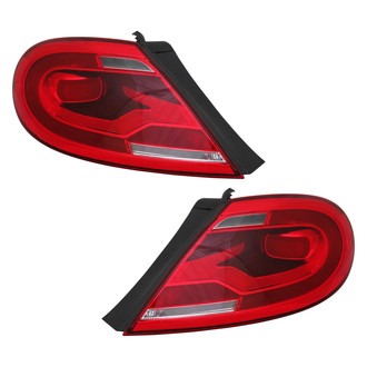 Pacific Best® - Driver and Passenger Side Replacement Tail Lights (CAPA Certified)