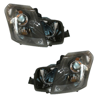 Pacific Best® - Driver and Passenger Side Replacement Headlight Set (CAPA Certified)
