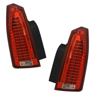 Pacific Best® - Driver and Passenger Side Outer Replacement Tail Lights (Standard Line)