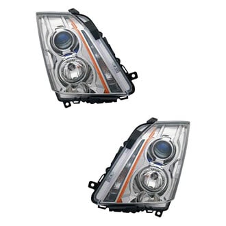 Pacific Best® - Driver and Passenger Side Replacement Headlight Set (CAPA Certified)