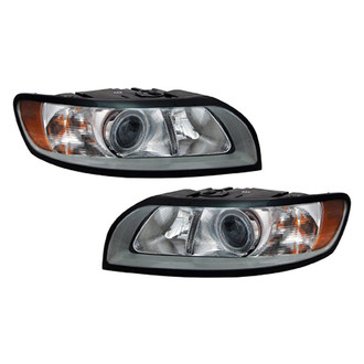 Pacific Best® - Driver and Passenger Side Replacement Headlight Set (NSF Certified)