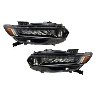 Pacific Best® - Driver and Passenger Side Replacement Headlight Set (Standard Line)