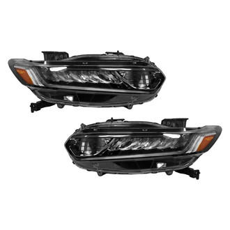 Pacific Best® - Driver and Passenger Side Replacement Headlight Set (CAPA Certified)