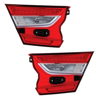 Pacific Best® - Driver and Passenger Side Inner Replacement Tail Lights (CAPA Certified)