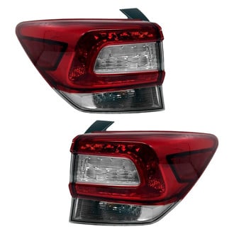 Pacific Best® - Driver and Passenger Side Outer Replacement Tail Lights (Standard Line)