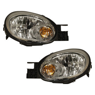 Pacific Best® - Driver and Passenger Side Replacement Headlight Set (Standard Line)