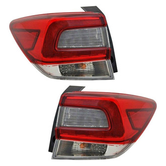 Pacific Best® - Driver and Passenger Side Outer Replacement Tail Lights (CAPA Certified)