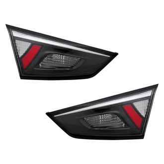 Pacific Best® - Driver and Passenger Side Inner Replacement Tail Lights (CAPA Certified)