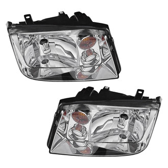Pacific Best® - Driver and Passenger Side Replacement Headlight Set (CAPA Certified)