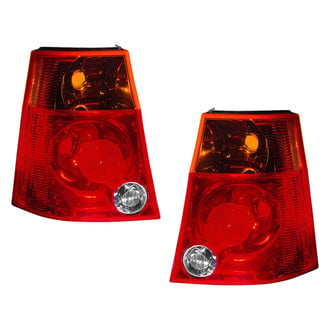 Pacific Best® - Driver and Passenger Side Replacement Tail Light Lens and Housings (Standard Line)