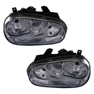 Pacific Best® - Driver and Passenger Side Replacement Headlight Set (Standard Line)