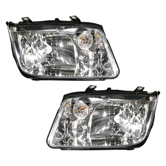 Pacific Best® - Driver and Passenger Side Replacement Headlight Set (Standard Line)