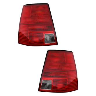 Pacific Best® - Driver and Passenger Side Replacement Tail Light Lens and Housings (Standard Line)