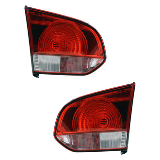 Pacific Best® - Driver and Passenger Side Inner Replacement Tail Lights (Standard Line)