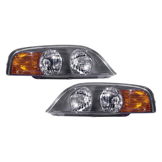 Pacific Best® - Driver and Passenger Side Replacement Headlight Set (Standard Line)