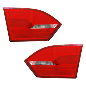 Pacific Best® - Driver and Passenger Side Inner Replacement Tail Lights (Standard Line)