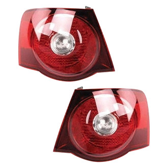 Pacific Best® - Driver and Passenger Side Outer Replacement Tail Lights (CAPA Certified)