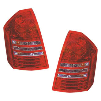 Pacific Best® - Driver and Passenger Side Replacement Tail Lights (Standard Line)