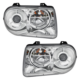Pacific Best® - Driver and Passenger Side Replacement Headlight Set (Standard Line)