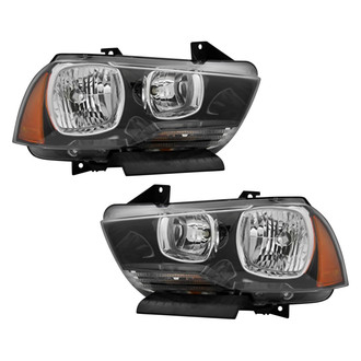 Pacific Best® - Driver and Passenger Side Replacement Headlight Set (CAPA Certified)